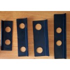 Insulating gaskets for rails